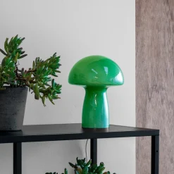 Outlet Jenny Mushroom Bordlampe H23 cm, Grøn Lamper Til Kontoret|Lamper Til Soveværelset
