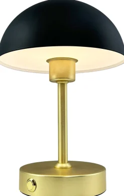 Discount Dyberg Larsen Malmø Special Edition Trådløs Bordlampe LED H23 cm, Sort/Messing