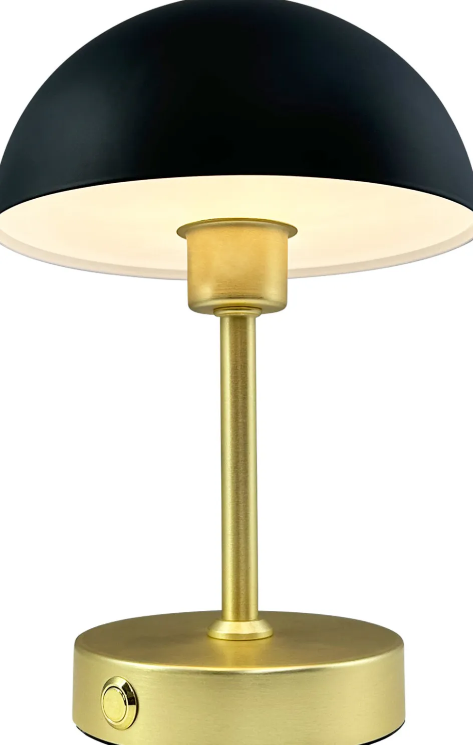 Discount Dyberg Larsen Malmø Special Edition Trådløs Bordlampe LED H23 cm, Sort/Messing
