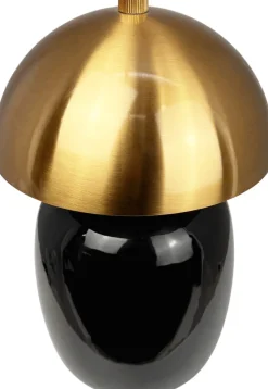Hot Manhatten Bordlampe LED H23 cm, Sort/Messing Trådløse Lamper
