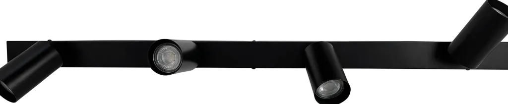 New Modern Skinne m. 4 Spots 10,5 cm, Sort Lamper Til Kontoret|Lamper Til Soveværelset