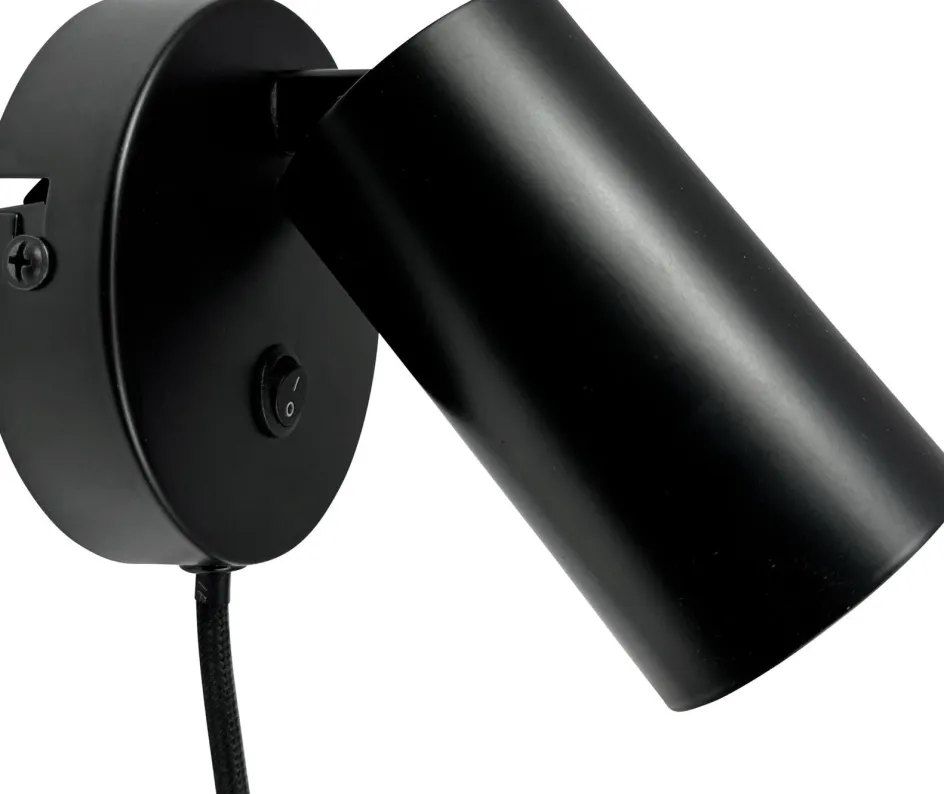 Outlet Dyberg Larsen Modern Vægspot 10,5 cm, Sort