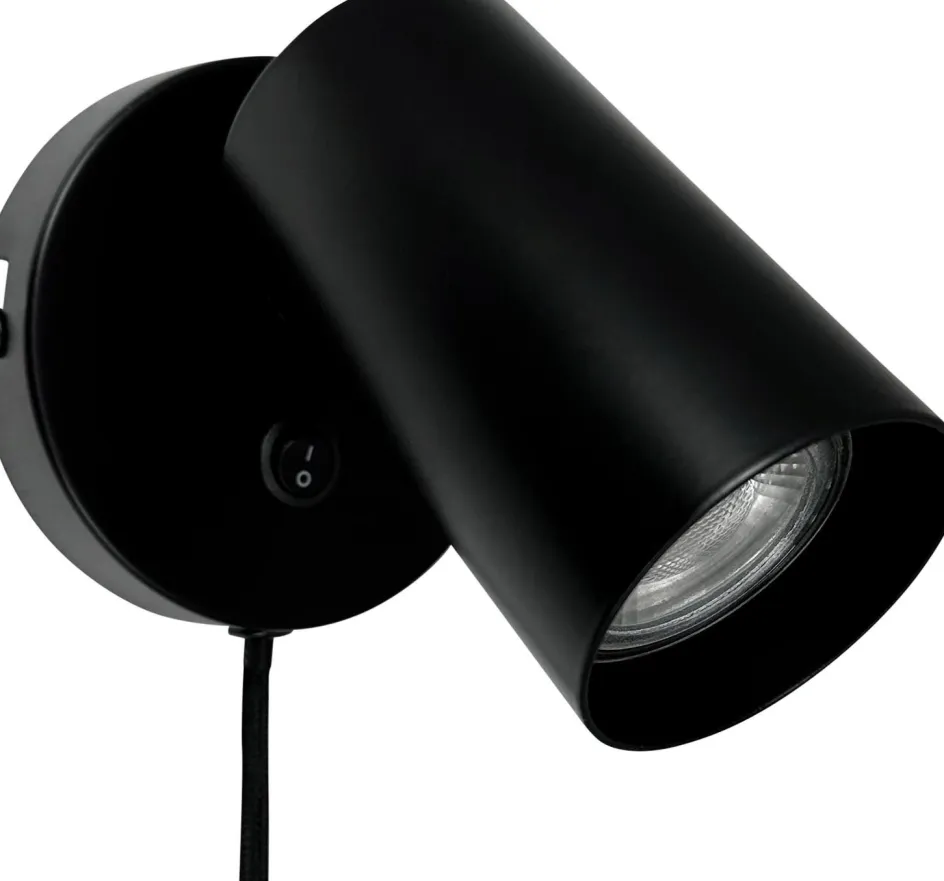 Outlet Dyberg Larsen Modern Vægspot 10,5 cm, Sort