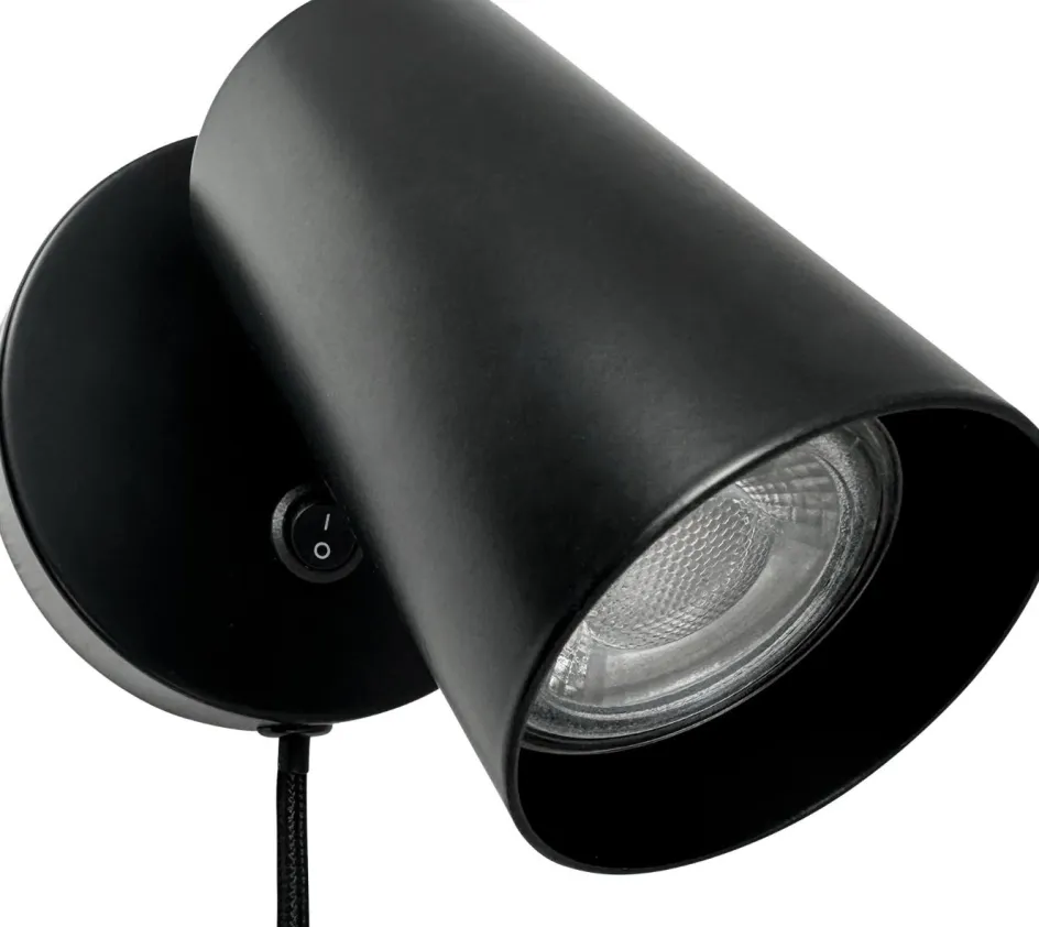 Outlet Dyberg Larsen Modern Vægspot 10,5 cm, Sort