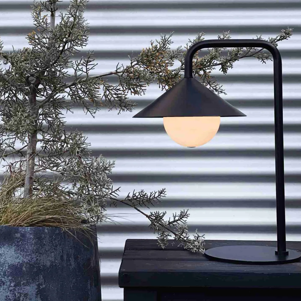 Sale Nova Udendørs Bordlampe/Lyskugle LED m. Fjernbetjening H46 cm, Sort Udendørs Bordlamper|Lamper Til Haven Og Terrassen