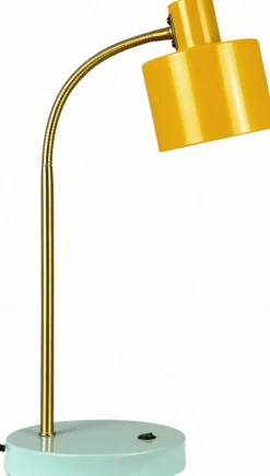 Online Dyberg Larsen Ocean Bordlampe Flex H45 cm, Karry/Turkis