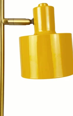 Dyberg Larsen Ocean Trådløs Bordlampe Mini LED H28 cm, Karry/Messing/Turkis