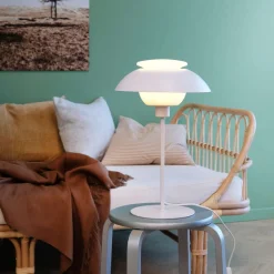 Opus Bordlampe H47,5 cm, Hvid Lamper Til Kontoret|Lamper Til Soveværelset