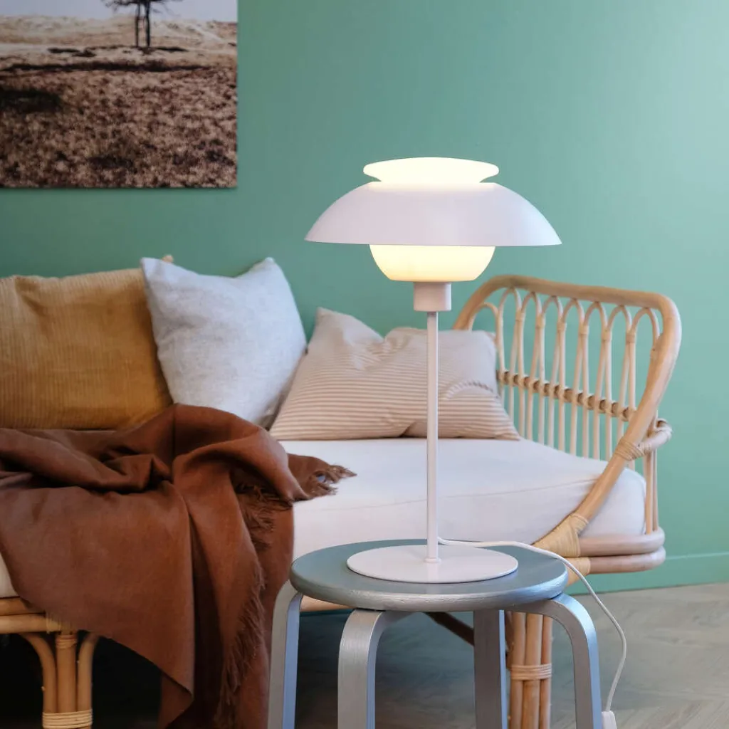 Opus Bordlampe H47,5 cm, Hvid Lamper Til Kontoret|Lamper Til Soveværelset