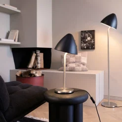 Sale Dyberg Larsen OULU Bordlampe H47 cm, Sort/Børstet Stål