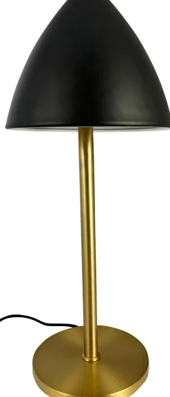 Outlet Dyberg Larsen OULU Bordlampe H47 cm, Sort/Messing