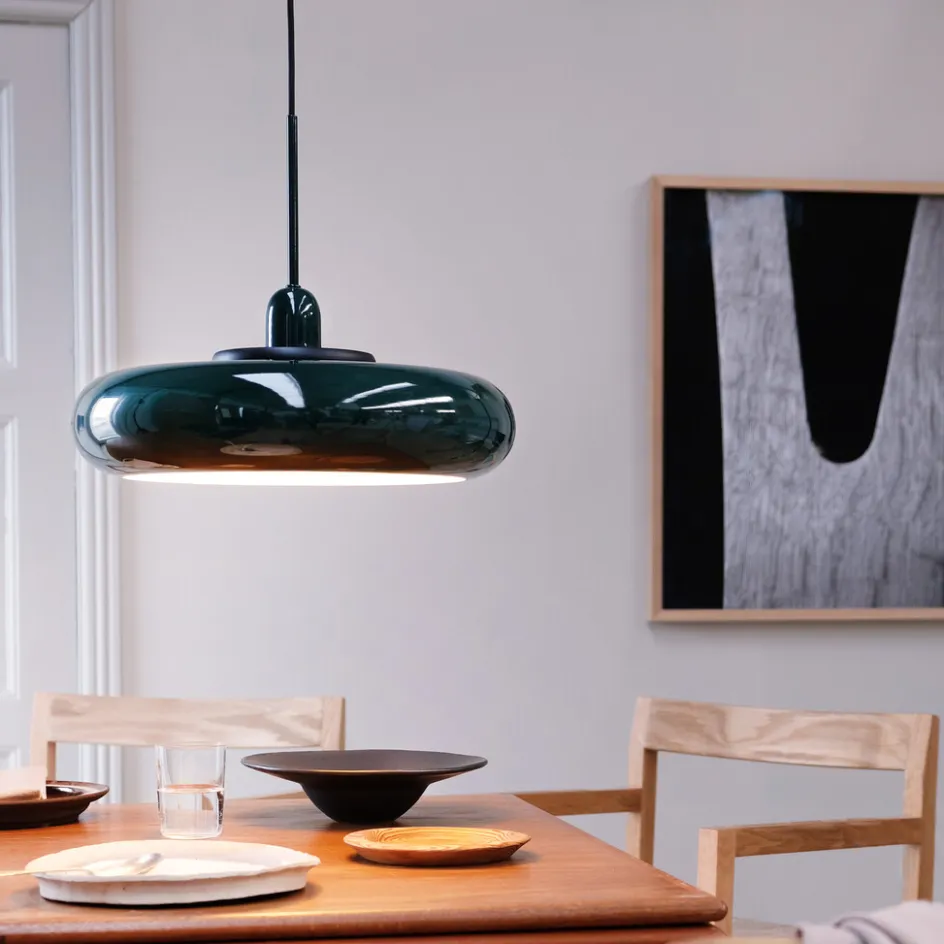 Clearance Dyberg Larsen Planet Pendel Ø40 cm, Grøn
