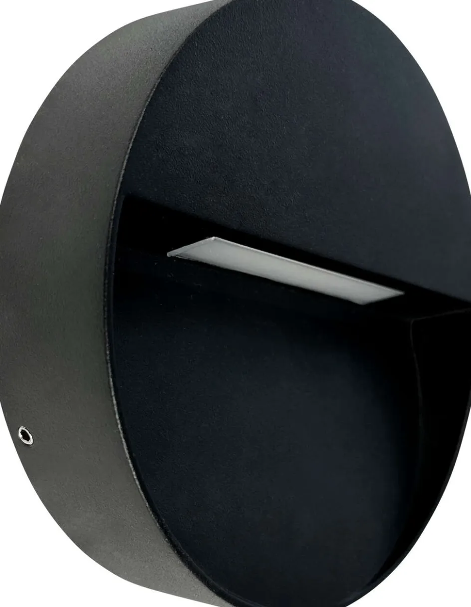 Online Dyberg Larsen Pluto Væglampe LED 15 cm, Sort