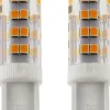 Outlet Pære LED 2 stk. G9 4,5W/420lm, Frosted G9 Led-Pærer