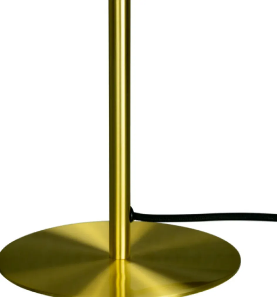 New Dyberg Larsen Queen Bordlampe H50 cm, Hvid/Messing