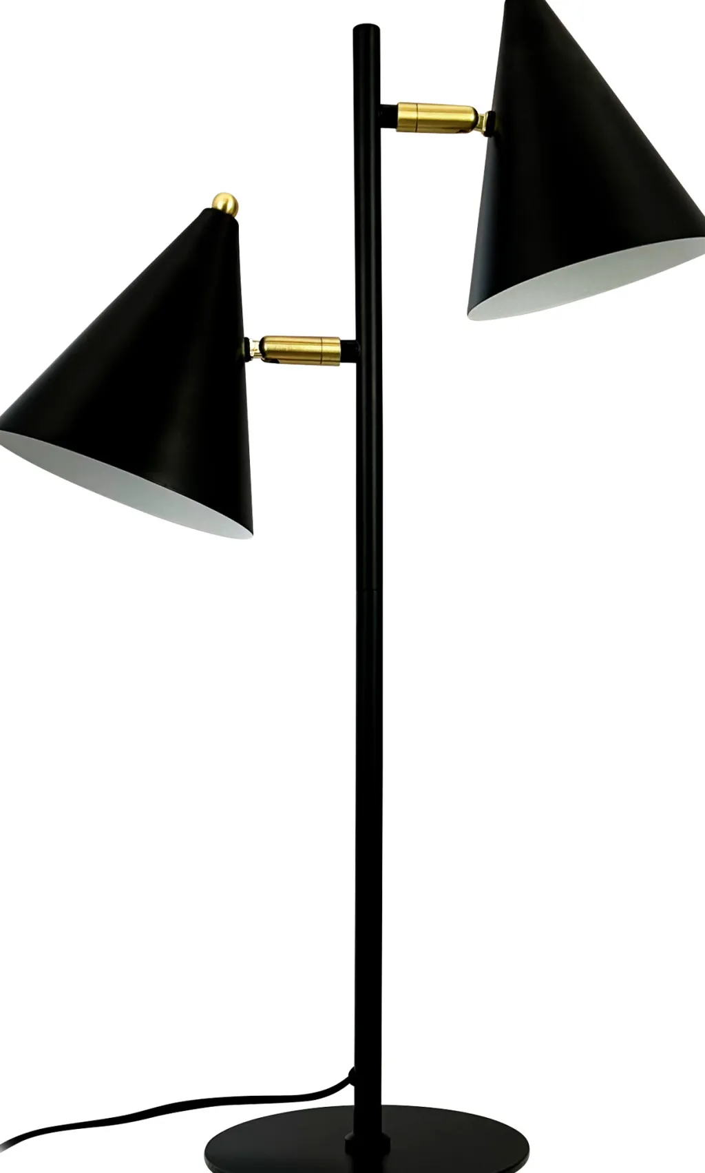 Dyberg Larsen Lamper Til Kontoret|Lamper Til Soveværelset > Rouen Bordlampe H64 cm, Sort