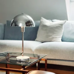 Discount Stockholm Bordlampe H40,5 cm, Krom/Marmor Bordlamper
