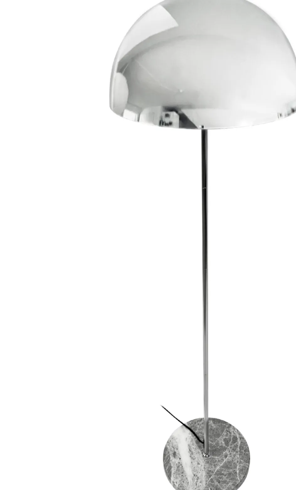 Discount Dyberg Larsen Stockholm Gulvlampe H143 cm, Krom/Marmor