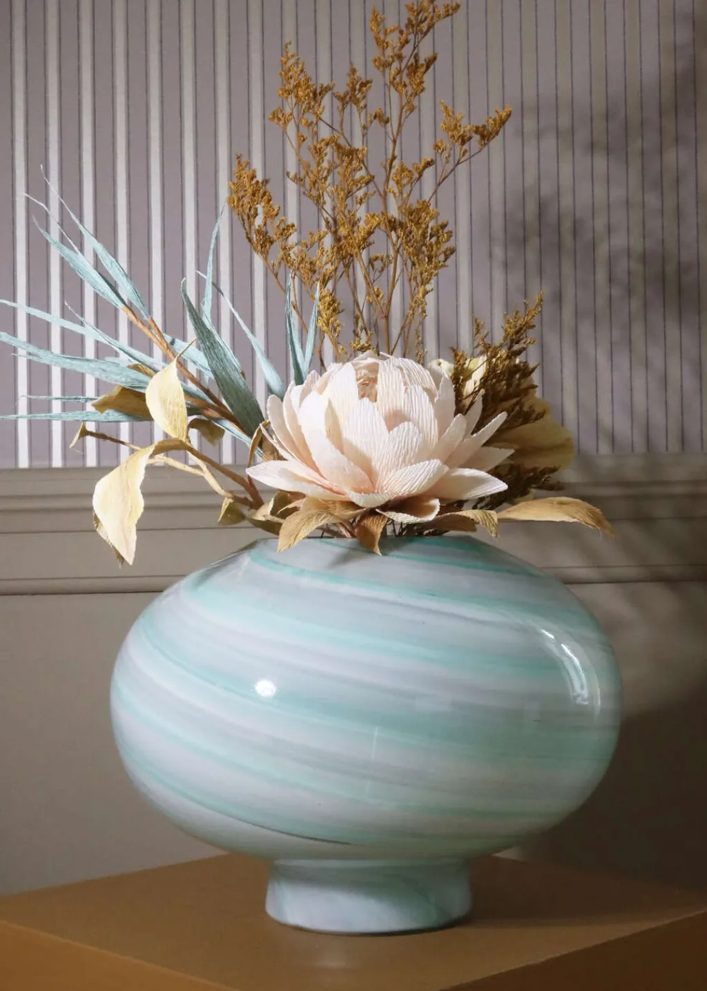 Eden Outcast Stue|Vaser > Twirl Vase H20 cm, Mint