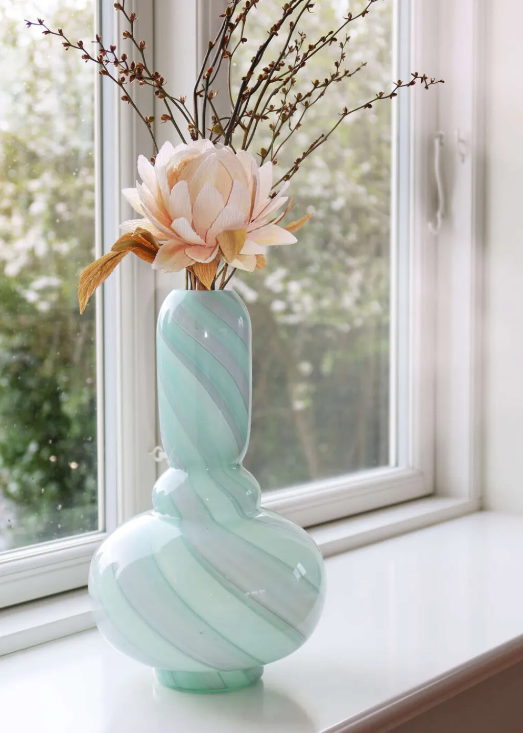 Eden Outcast Stue|Vaser > Twirl Vase H31 cm, Mint