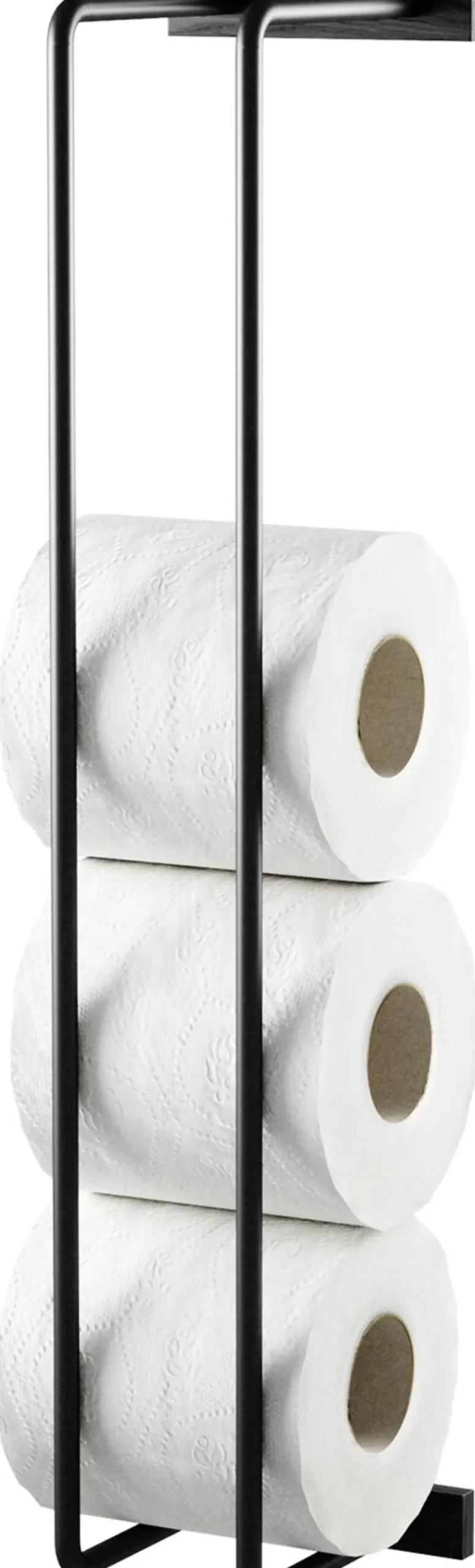 Outlet Ekta Living Badeværelsesstativ 47 cm, Sort Eg