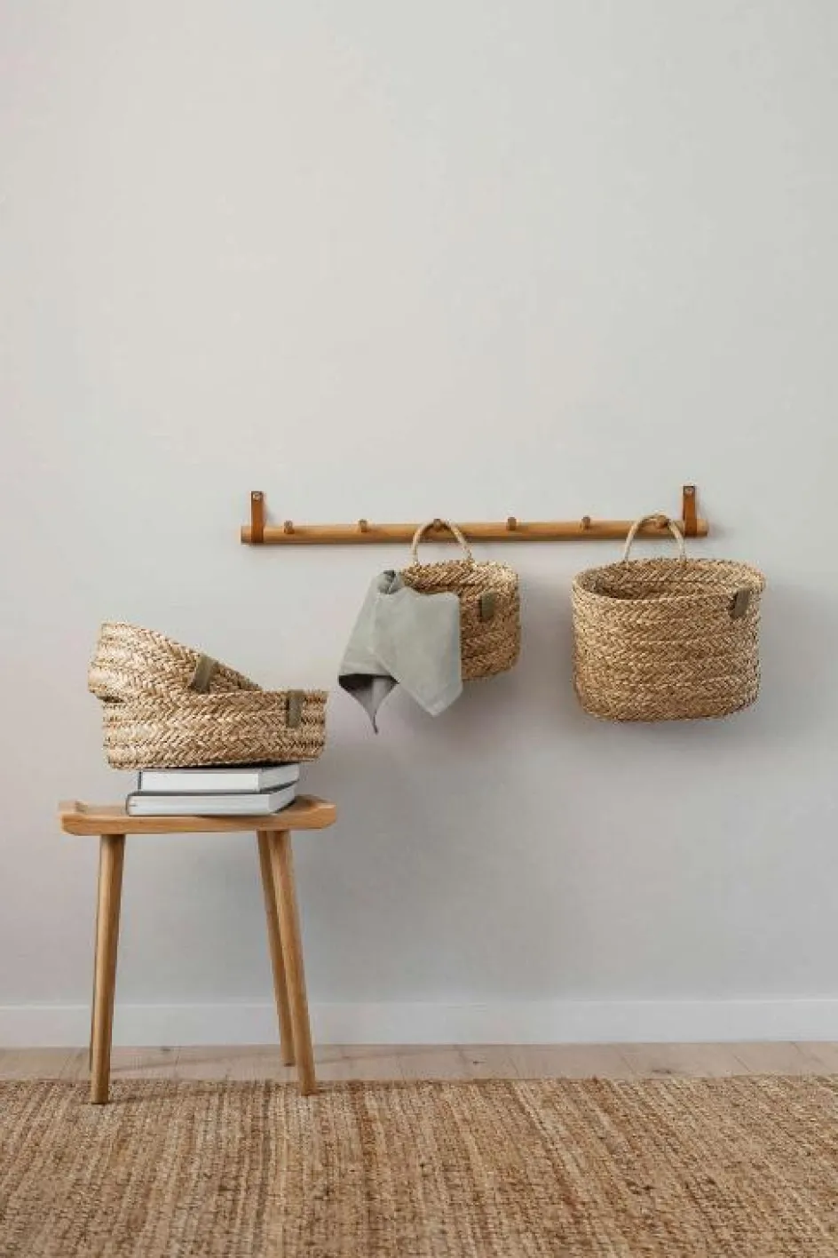 Discount Ekta Living Hængekurve 2 stk, Herringbone Seagrass
