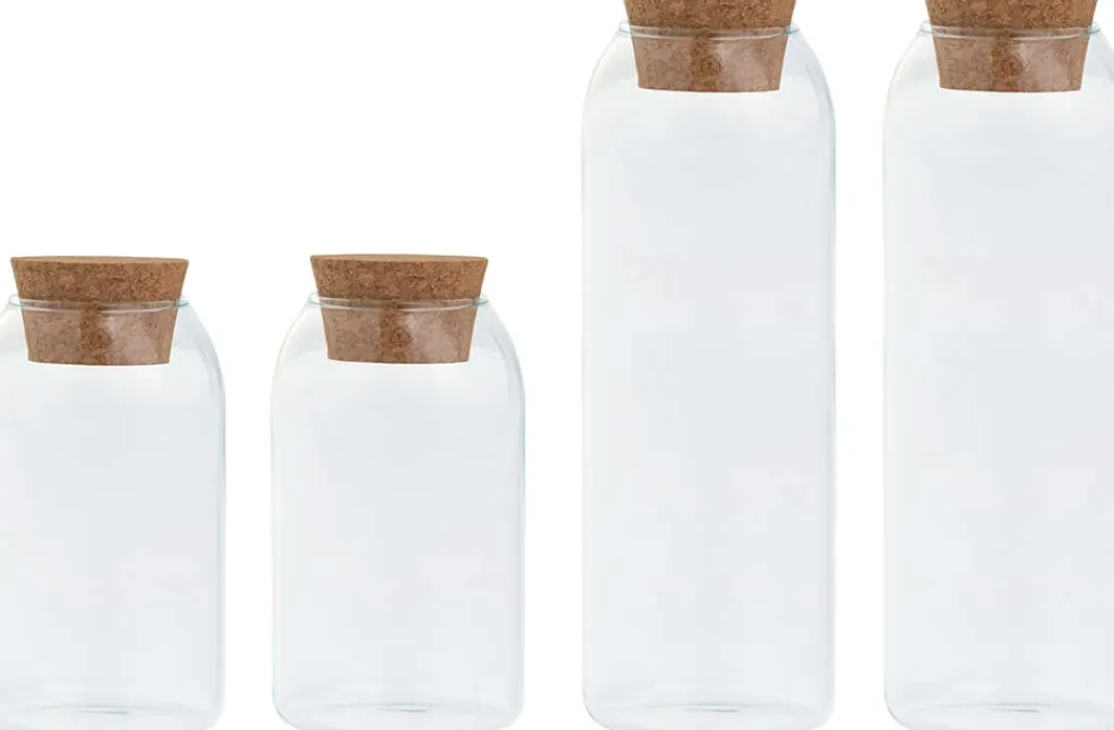 Outlet Krydderikrukke 4 stk. L Opbevaring Til Køkkenet|Opbevaringskrukker Og -Glas