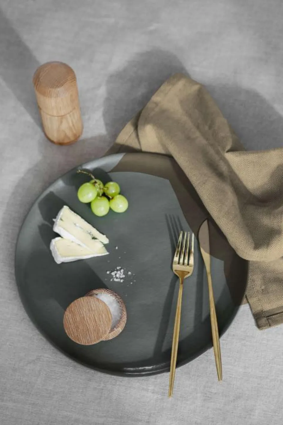 Hot Ekta Living Stofserviet 2 stk. 35x50 cm, Taupe
