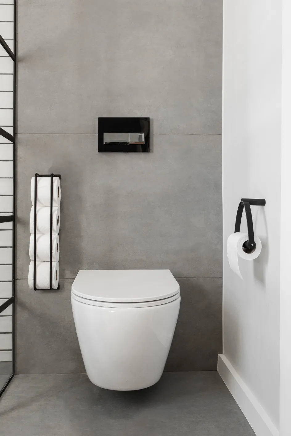 Online Ekta Living Toiletpapirholder 15 cm, Sort Eg