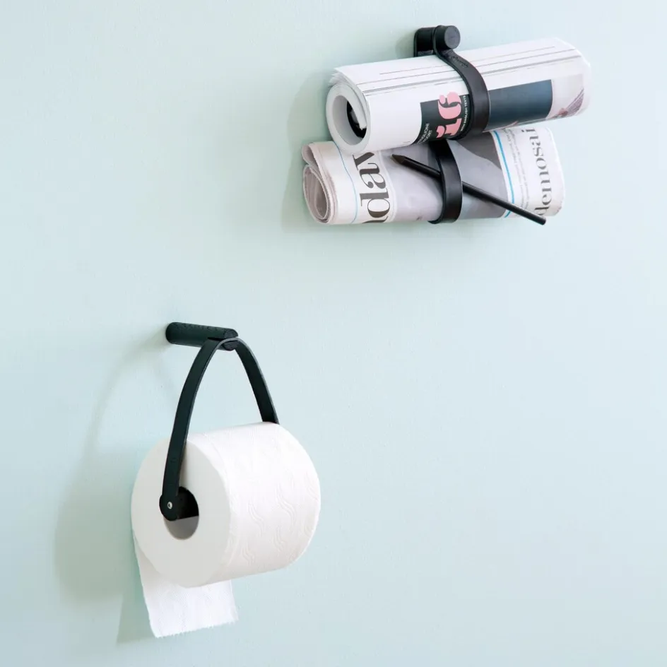 Online Ekta Living Toiletpapirholder 15 cm, Sort Eg