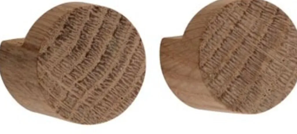 Ekta Living Badeværelse|Knager Og Knagerækker > Wood Knot Knage 2 stk. ?2,8 cm,