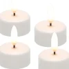 New Eledea Fyrfadslys LED 4 stk. ?3,85xH2 cm, Off White