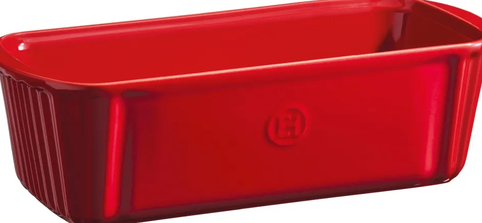 Best Emile Henry Kageform 13x31 cm, Rød