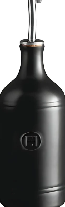 Clearance Emile Henry Olieflaske Høj 400 ml, Sort