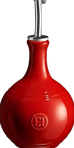 Sale Emile Henry Olieflaske Lav 400 ml, Rød