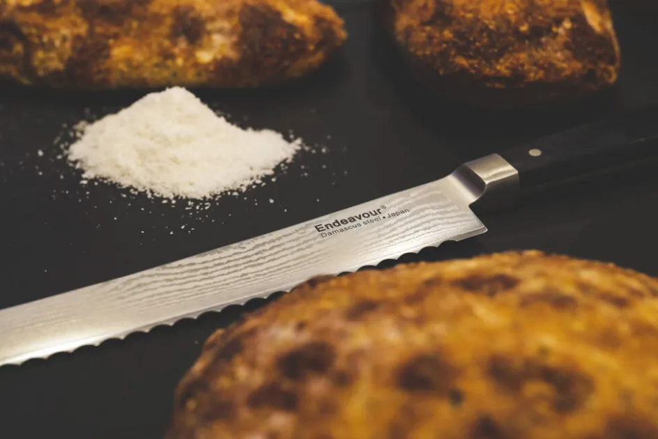 New Endeavour Bread Brødkniv 22,5 cm, Sort