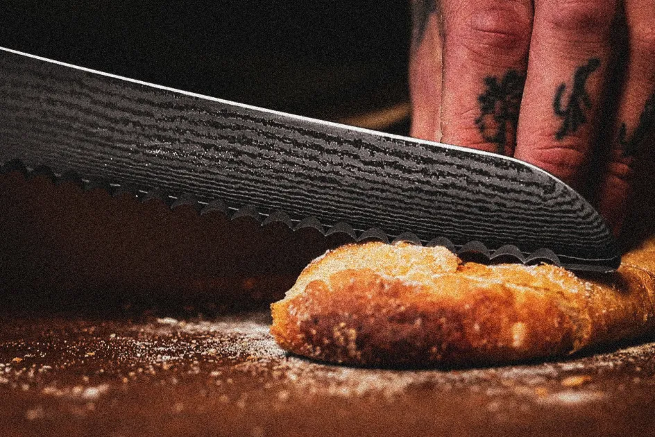 New Endeavour Bread Brødkniv 22,5 cm, Sort