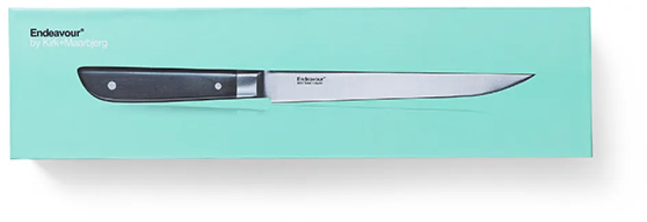 Outlet Endeavour Little Fish Kniv 17 cm, Sort