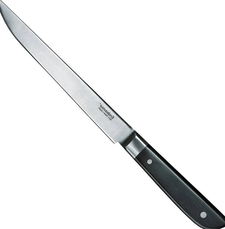 Outlet Endeavour Little Fish Kniv 17 cm, Sort