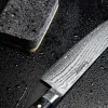 Hot Santoku Kniv 17,5 cm, Sort Kokkeknive|Japanske Knive