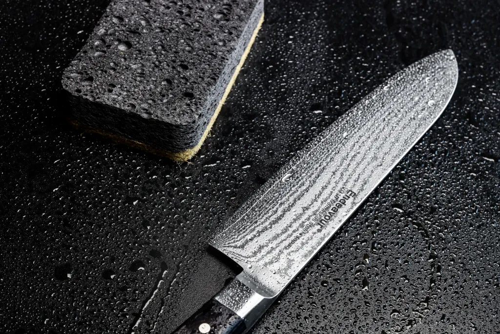 Hot Santoku Kniv 17,5 cm, Sort Kokkeknive|Japanske Knive