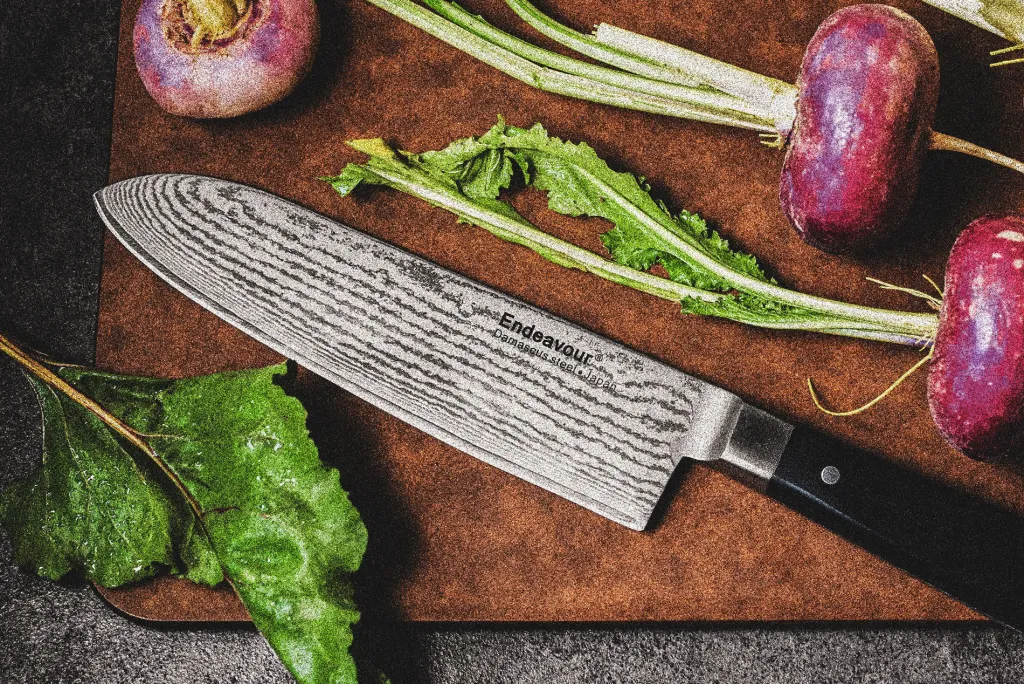 Hot Santoku Kniv 17,5 cm, Sort Kokkeknive|Japanske Knive