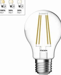 Best Energetic A61 Pære E27 4,9W/806lm 3 Step, Klar