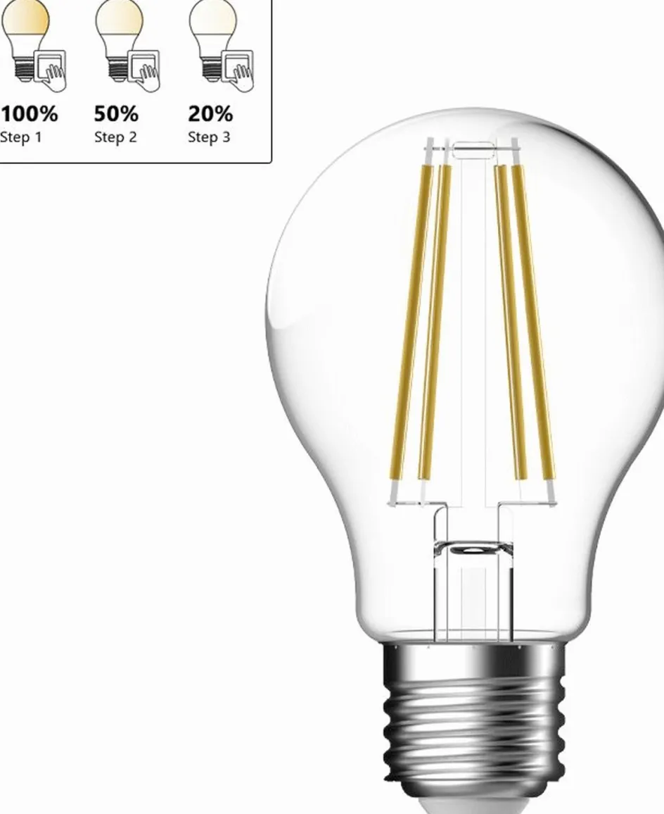 Best Energetic A61 Pære E27 4,9W/806lm 3 Step, Klar