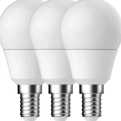 Sale Pære LED E14 4,9W/470lm 3 stk, Frostet E14 Led-Pærer
