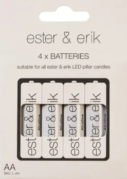 ester & erik AA Batterier 4 stk.