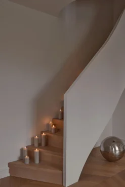 ester & erik Stearinlys|Led Stearinlys > Bloklys LED ?7,5/H15 cm,