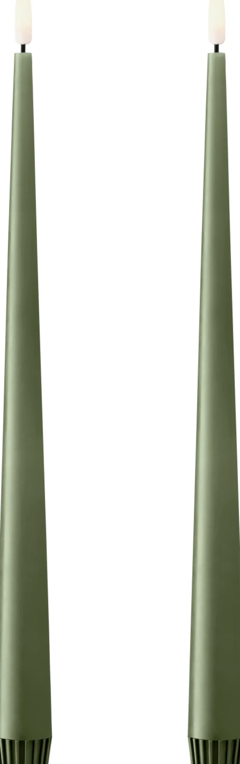 Clearance Stagelys LED 2 stk. ?2,6/H30 cm, Stearinlys|Led Stearinlys