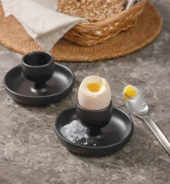 Hot Eva Solo Nordic Kitchen Æggebæger 2 stk. H6 cm, Sort