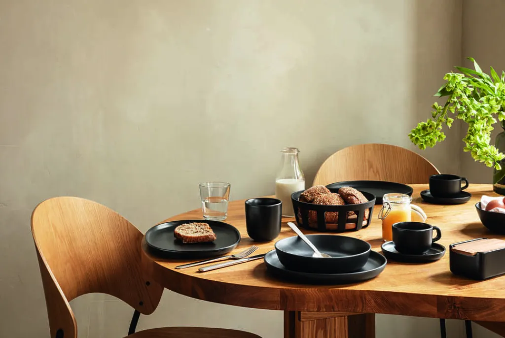 Clearance Nordic Kitchen Kop m. Underkop 20 cl, Sort Kopper